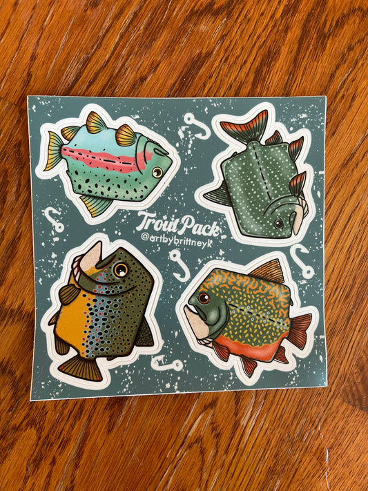 Trout Sticker Pack